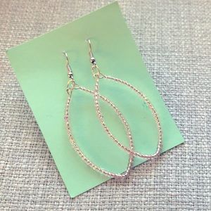 Light pink oval earrings!